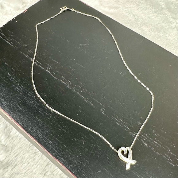 Tiffany & Co Picasso heart necklace 925 silver BEAUTIFUL gift! - Picture 7 of 12